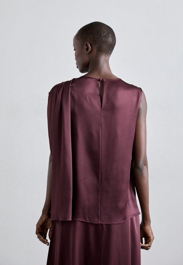 Erdem ASYMMETRIC DRAPE BLOUSE