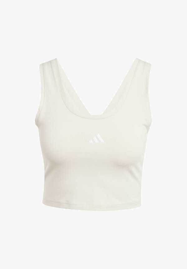 adidas Sportswear ESSENTIALS SMALL LOGO LIFESTYLE - Top - alumina white