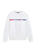 LOGO STRIPE FRENCH TERRY SWEATSHIRT Media 1