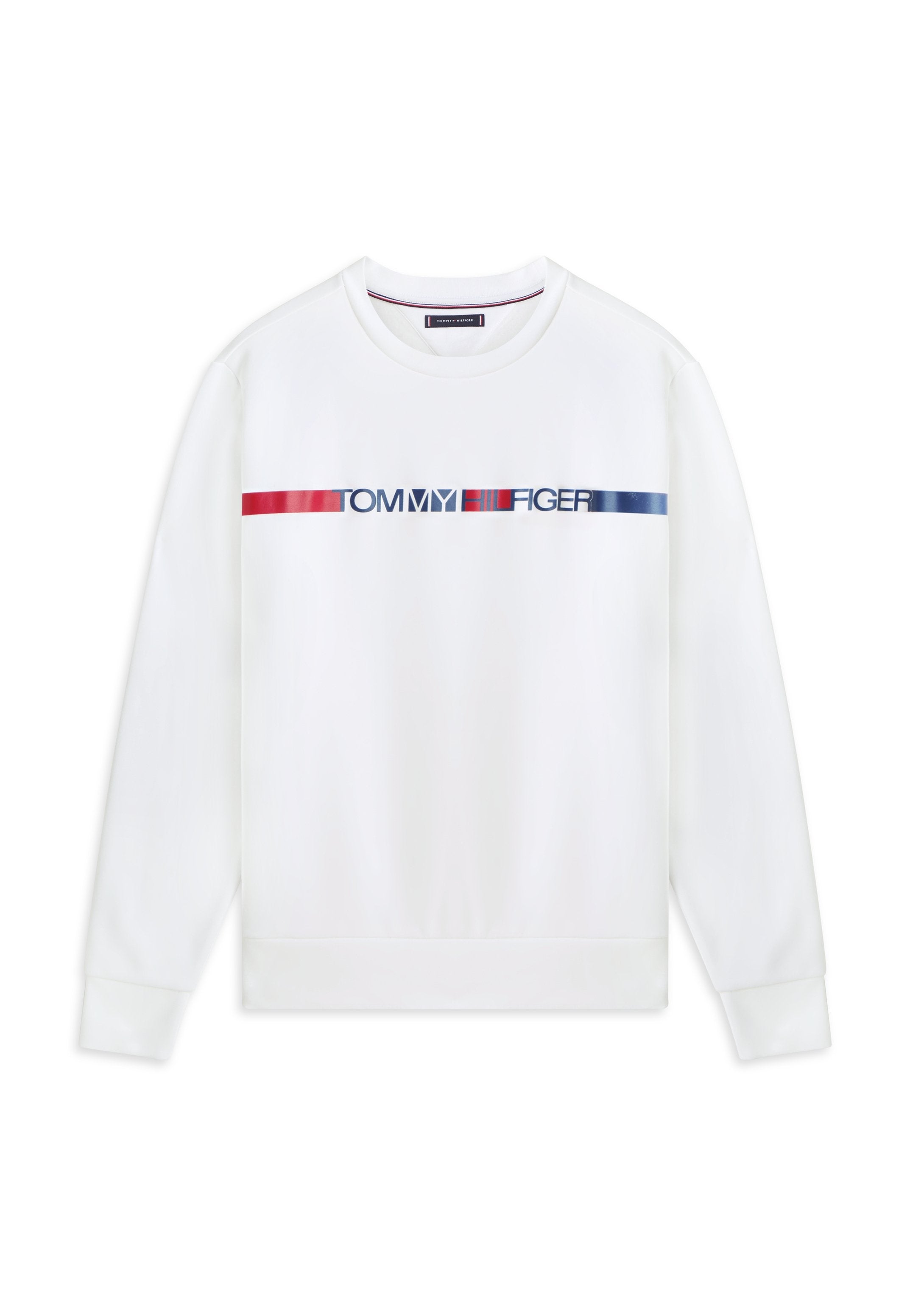 LOGO STRIPE FRENCH TERRY SWEATSHIRT Media 1