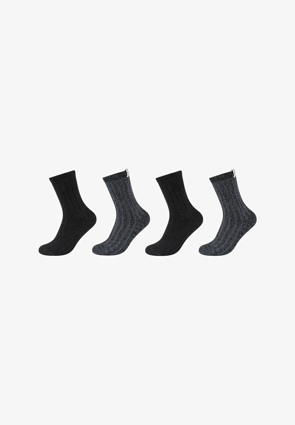 s.Oliver 4 PACK - Socks - black