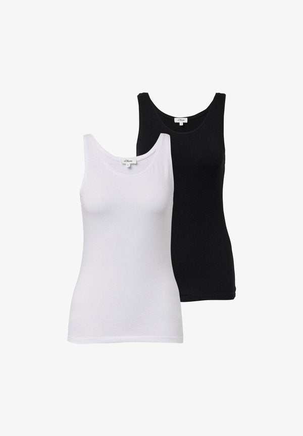 s.Oliver 2 PACK - Top - weiß