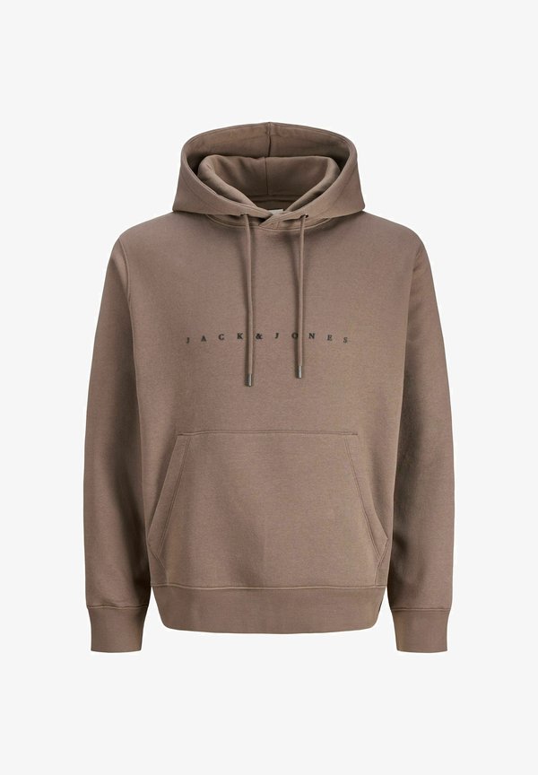 Jack & Jones Plus Size Logo - Hoodie - dark brown