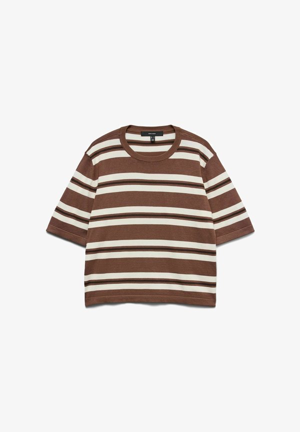 Vero Moda VERO MODA  - Basic T-shirt - cocoa brown