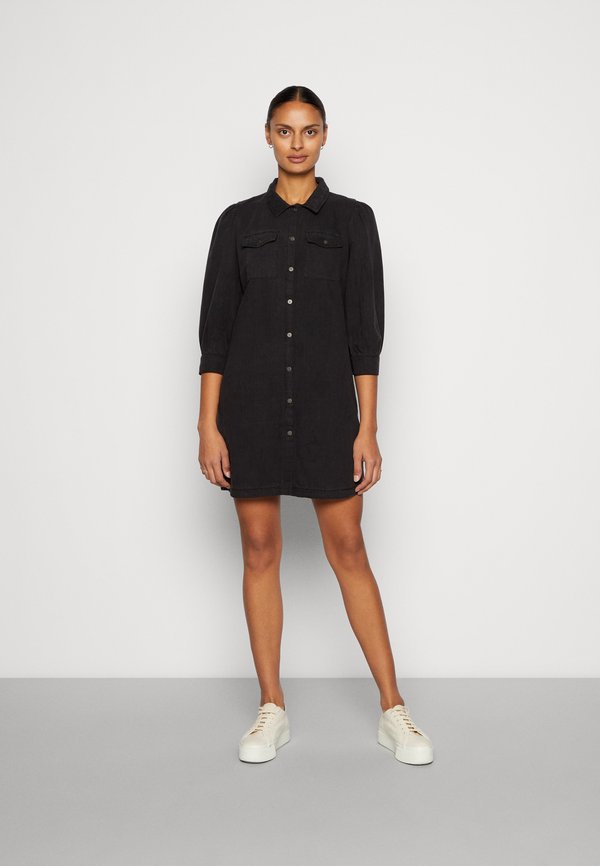 ONLY ONLFELICA - Denim dress - washed black