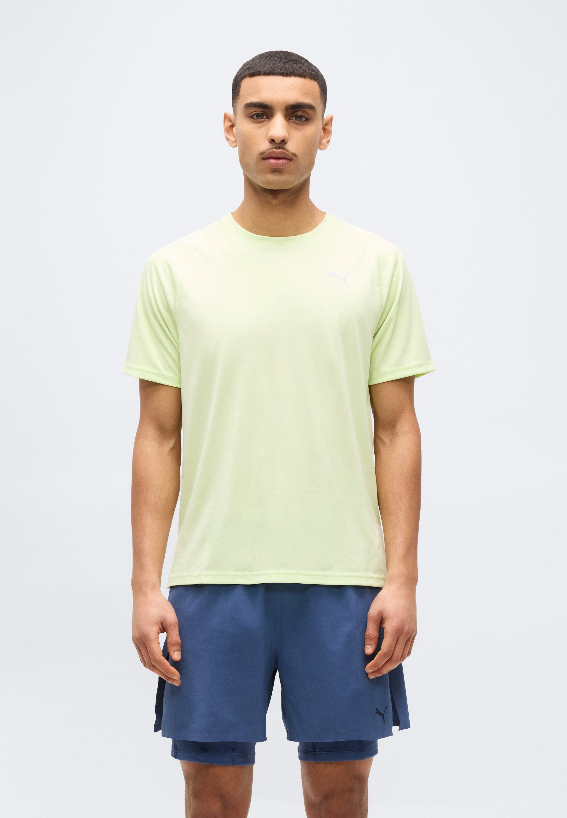 Puma M PWRTRAIN FABRIC MIX TEE