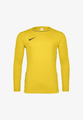 Nike Performance Long sleeved top - gelbschwarz