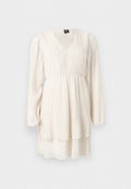 Vero Moda VMDORA V NECK DRESS - Day dress - white swan
