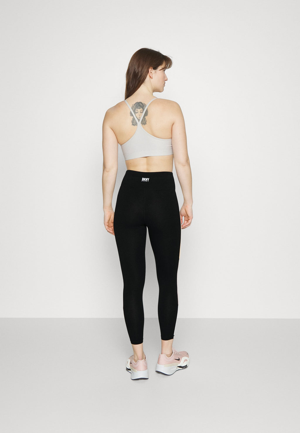 DKNY HIGH WAIST 7/8 COLORBLOCK LEGGING