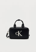 Calvin Klein BAULETTO - Handbag - black/white