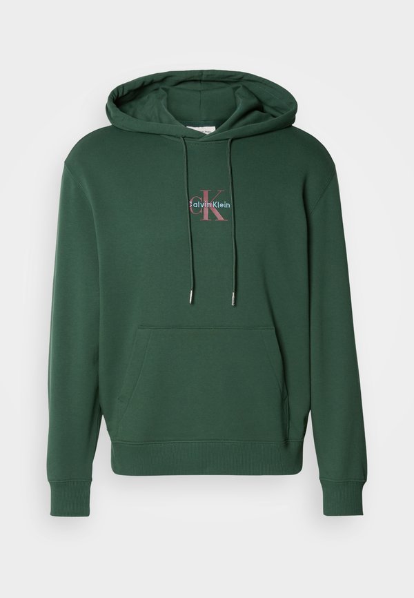 Calvin Klein Jeans MICRO MONOLOGO - Hoodie - sycamore