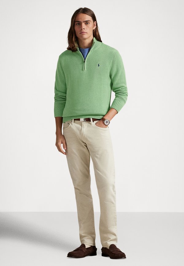 Polo Ralph Lauren COTTON QUARTER-ZIP MOCKNECK SWEATER