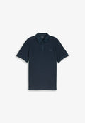 TOM TAILOR TOM TAILOR POLOSHIRTS PIQUÉ POLOSHIRT MIT LOGO-BADGE - Polo shirt - sky captain blue