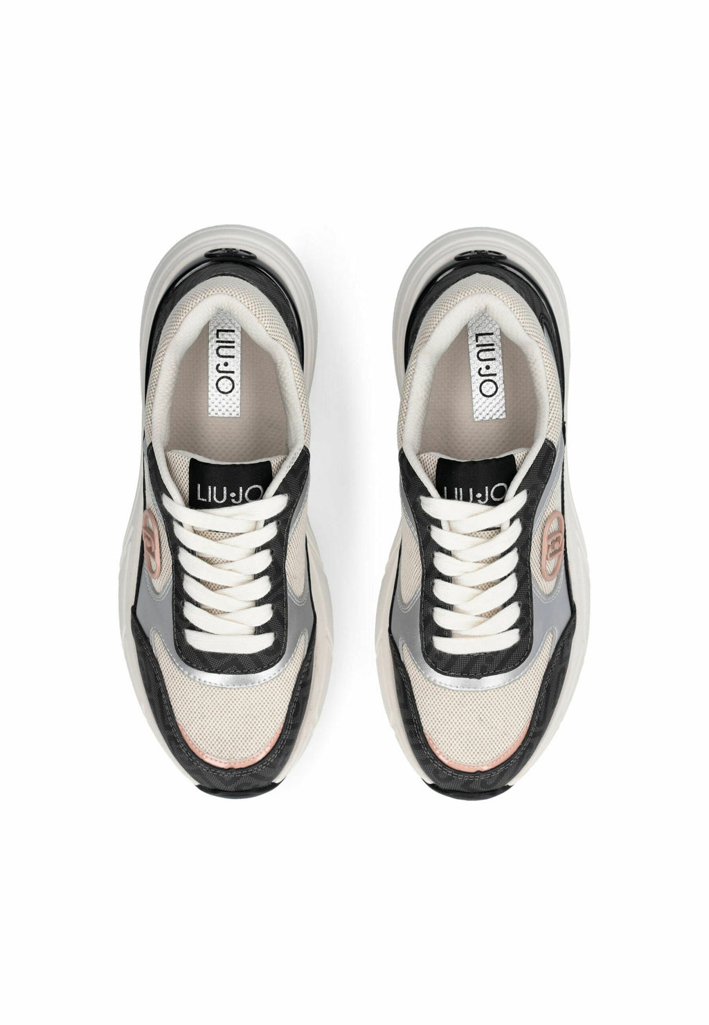 LIU JO SNEAKERS WITH MONOGRAM LOGO