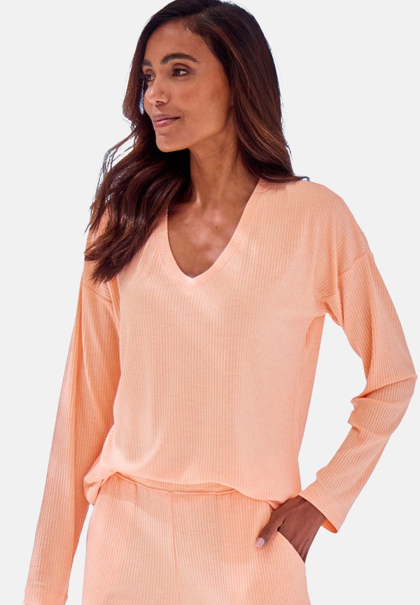 s.Oliver Pyjama top - orange meliert