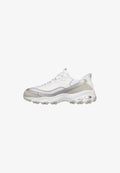 Skechers SKECHERS D´LITES - SMOOTH NOSTALGIA DAMEN SNEAKER SLIP-IN 150537 WEISS - Trainers - wsl white silver