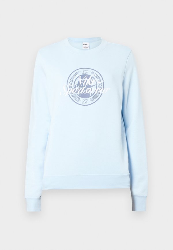 Nike Sportswear CLUB CREW - Sweatshirt - celestine blue/white