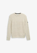 TOM TAILOR Jumper - offwhite melange multi neps