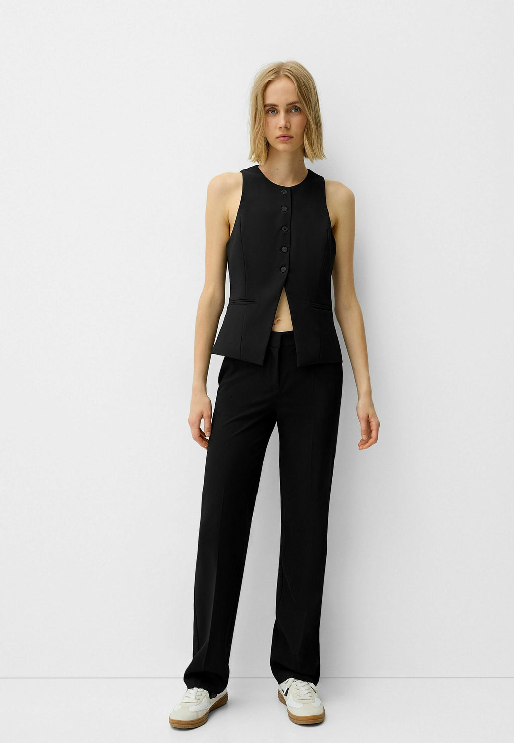 Bershka STRAIGHT-LEG TAILORED