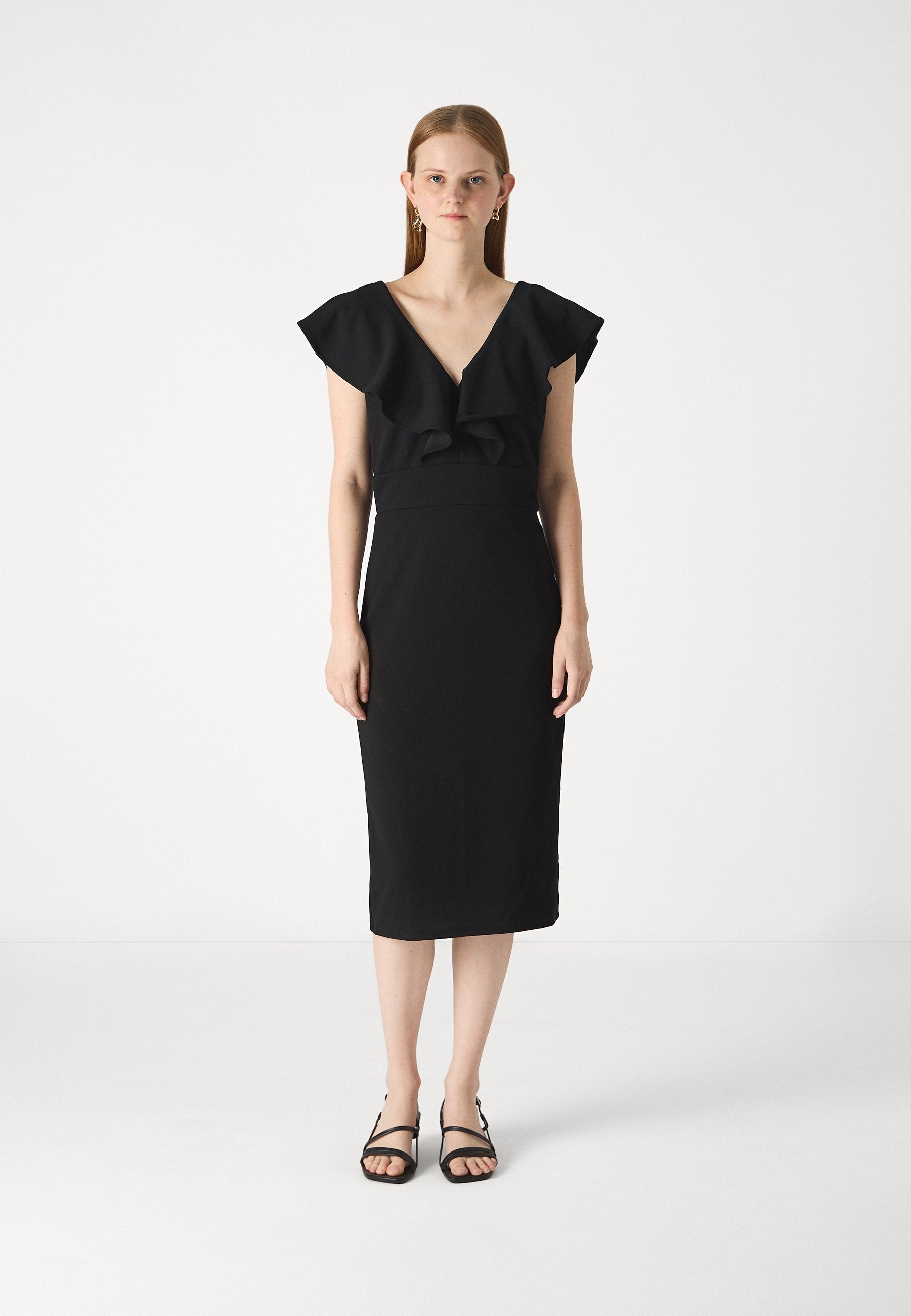 VILA VIROY V-NECK MIDI
