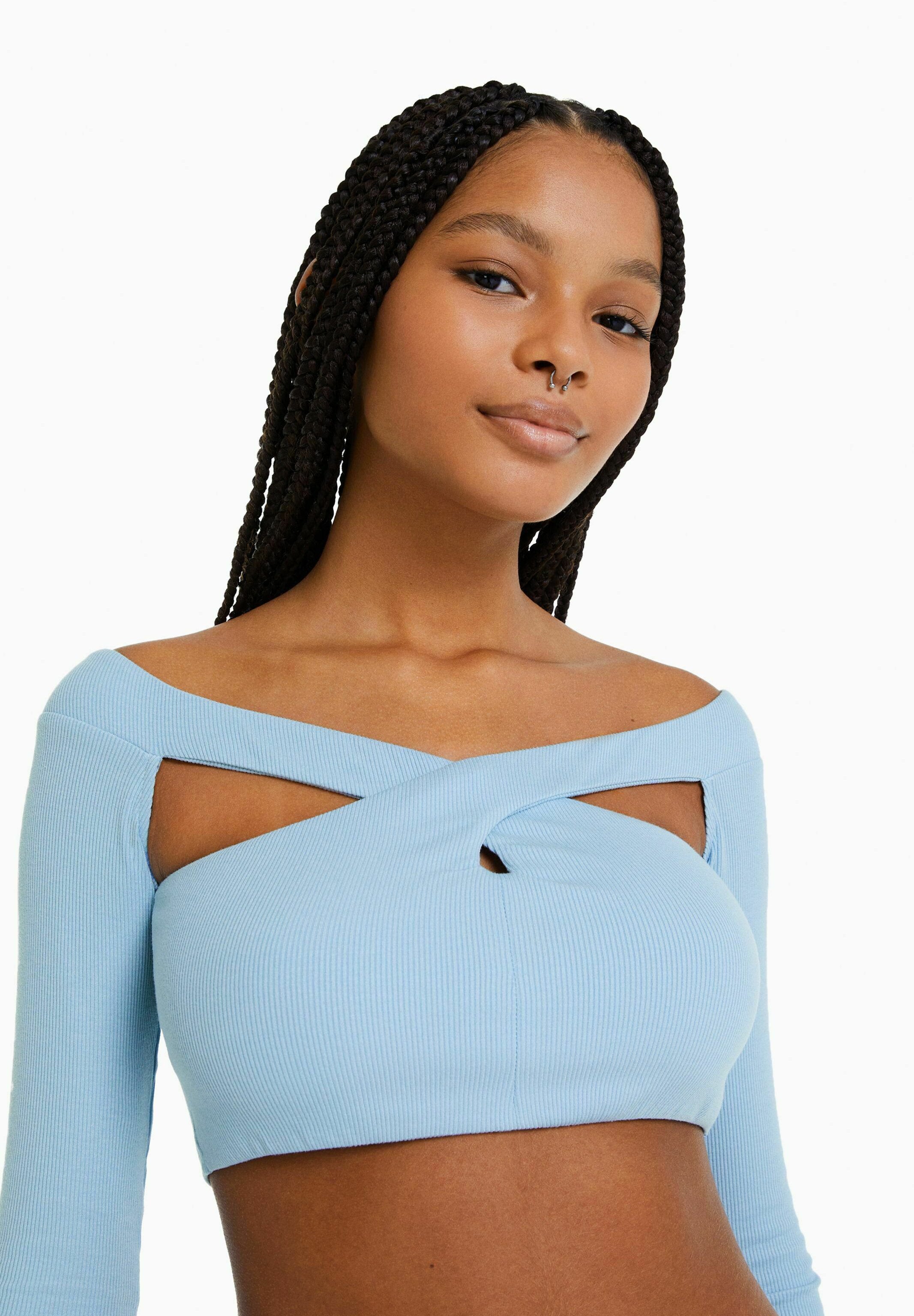 Bershka WITH A CROSSOVER NECKLINE