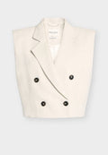 CROPPED, DOUBLE-BREASTED VEST Media 1