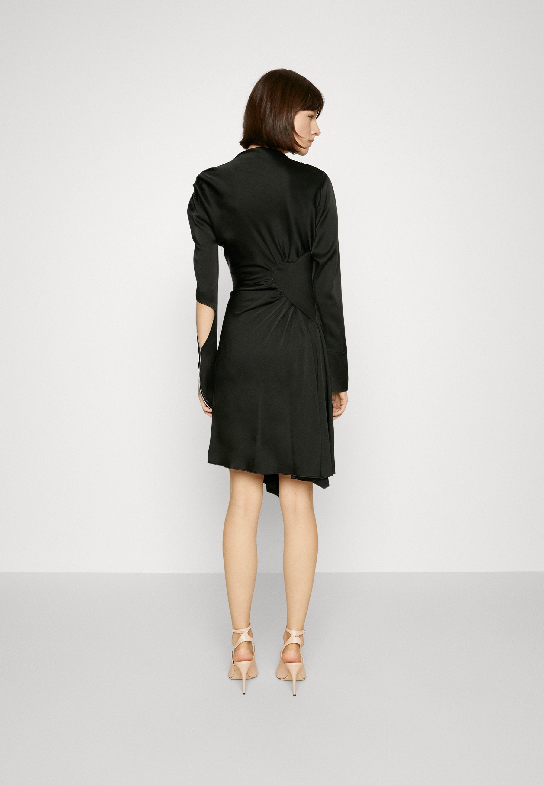 Victoria Beckham GATHERED HEART DETAIL DRESS