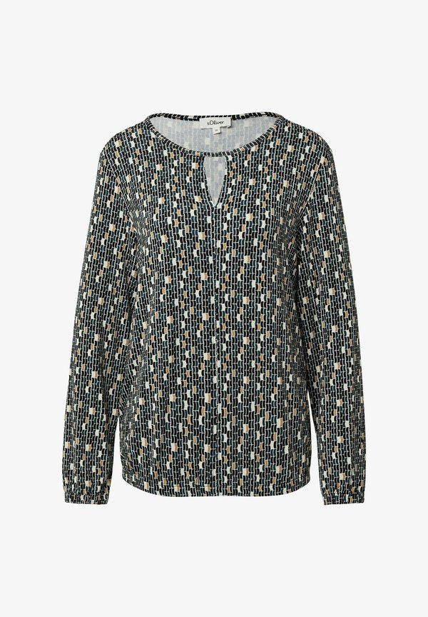 s.Oliver Blouse - petrol
