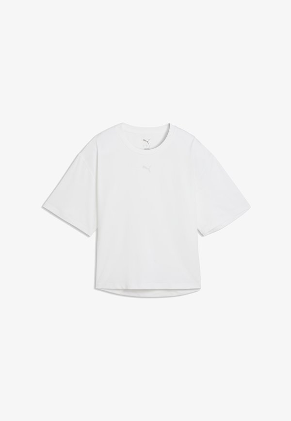 Puma RELAXED FIT - Sports T-shirt - white