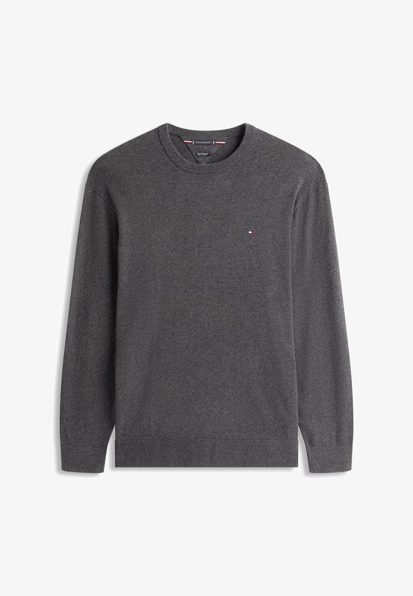 Tommy Hilfiger PIMA - Jumper - dark grey heather