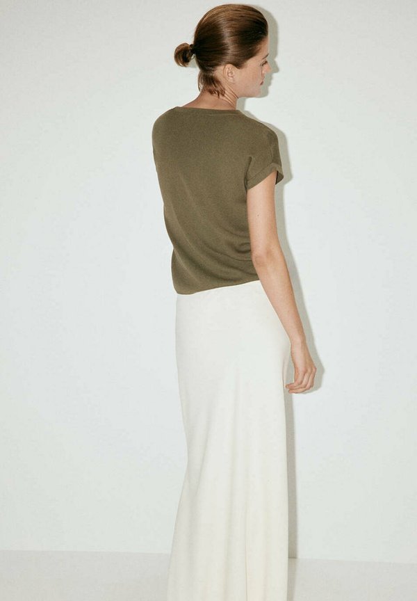 Mango ADULT - Basic T-shirt - khaki