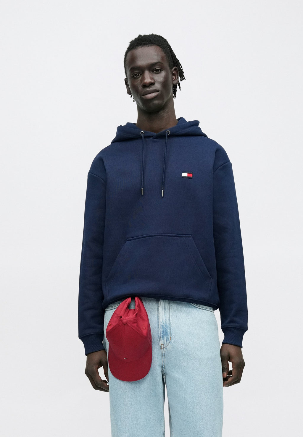 RELAXED BACK FLAG TERRY HOODY Media 4