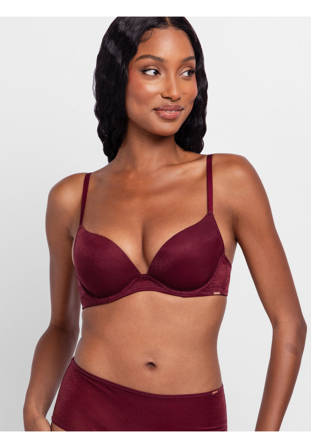 DORINA ORIGINS-SHIMMER MESH_PUSH UP PLUNGE
