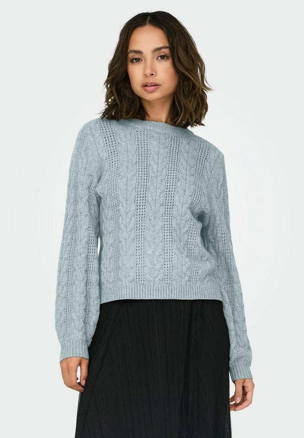 ONLY NORMAL GESCHNITTEN RUNDHALS - Jumper - arona