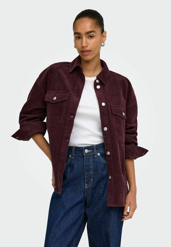 ONLY ONLTIGGY L/S CORD SHACKET PNT NOOS - Summer jacket - fudge