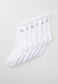 New Balance PERFORMANCE BASIC UNISEX 6 PACK - Sports socks - white