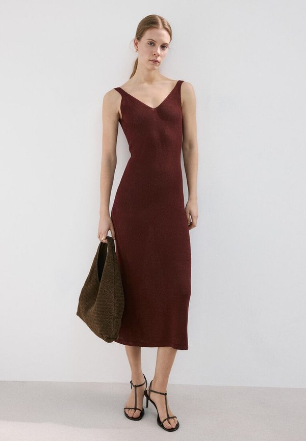 Mango ADULT - Jumper dress - dark brown
