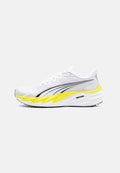 Puma VELOCITY NITRO 4 - Road running shoes - white/lux lime