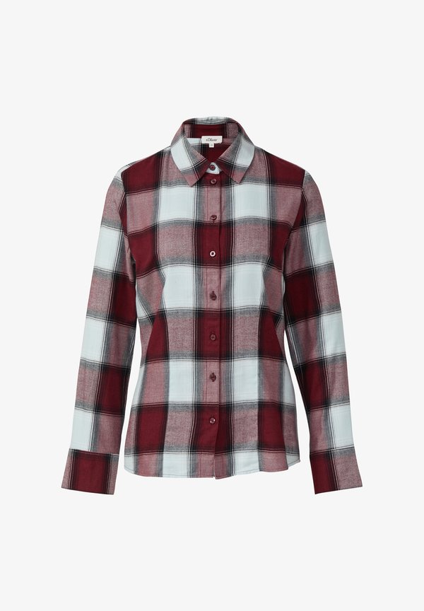 s.Oliver Button-down blouse - bordeaux