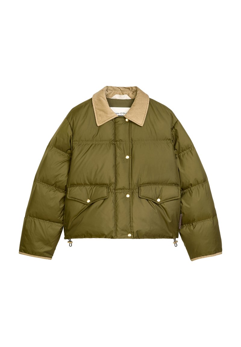 JACKET CONTRAST COLLAR FLAP POCKETS Media 1