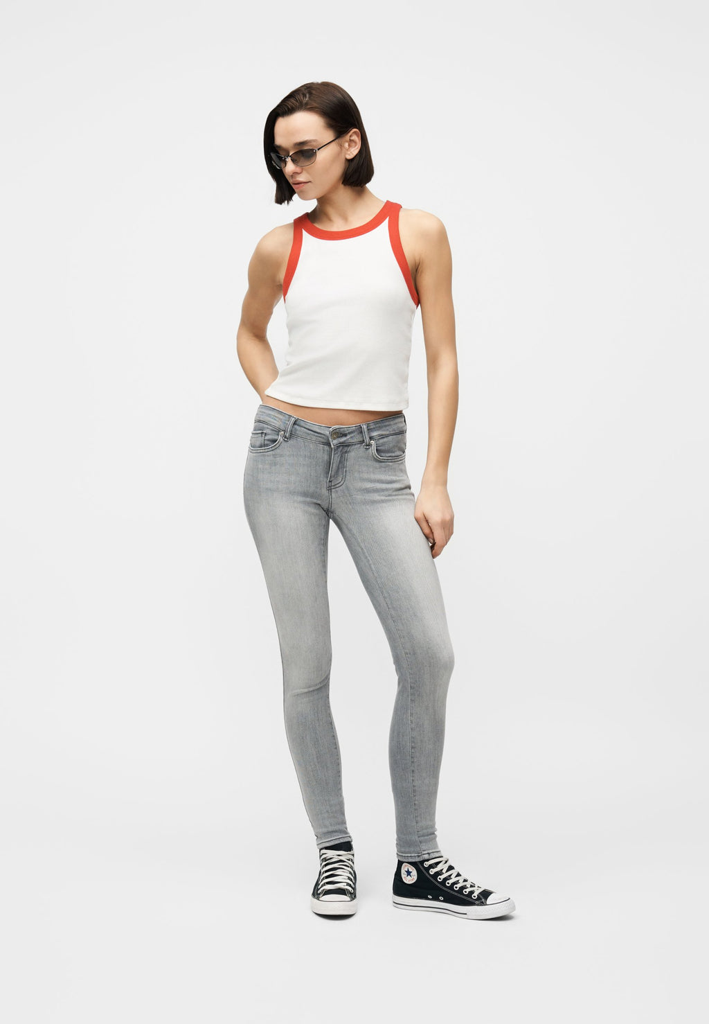 Skinny fit ONLPOWER Low waist Ankle length Media 2