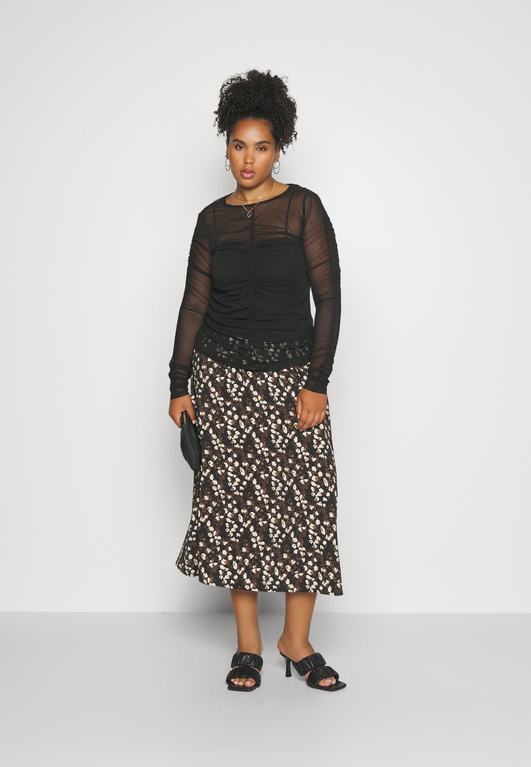 Object Curve OBJLEONORA MIDI SKIRT