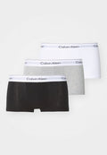 Calvin Klein Underwear ICON 3 PACK - Trunks - grey heather/white/black