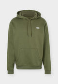 Under Armour RIVAL HOODIE - Hoodie - marine od green/white