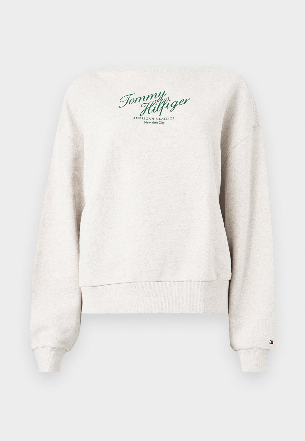 LOGO RELAXED BOAT NECK SWEATSHIRT Media 1