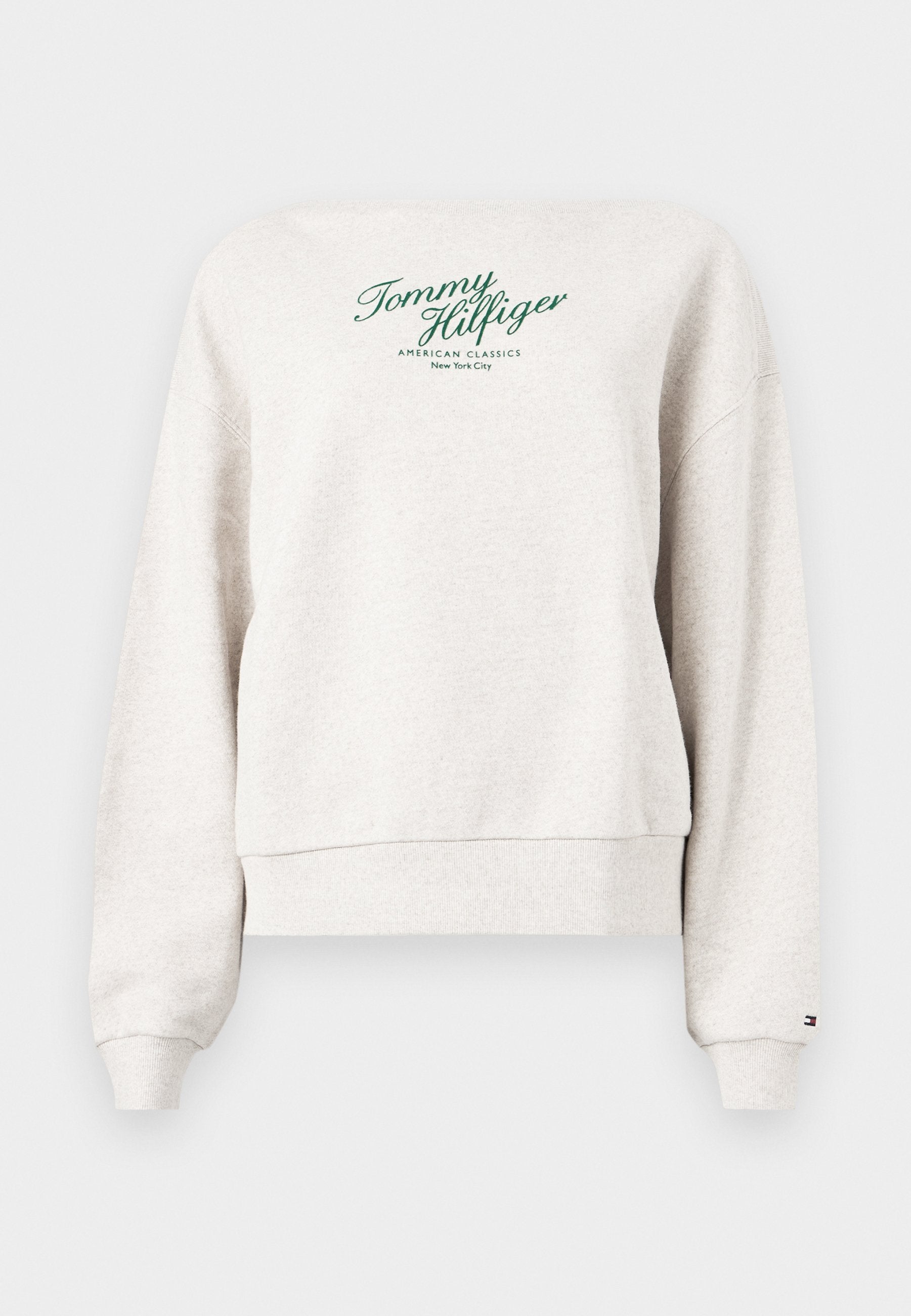 LOGO RELAXED BOAT NECK SWEATSHIRT Media 1
