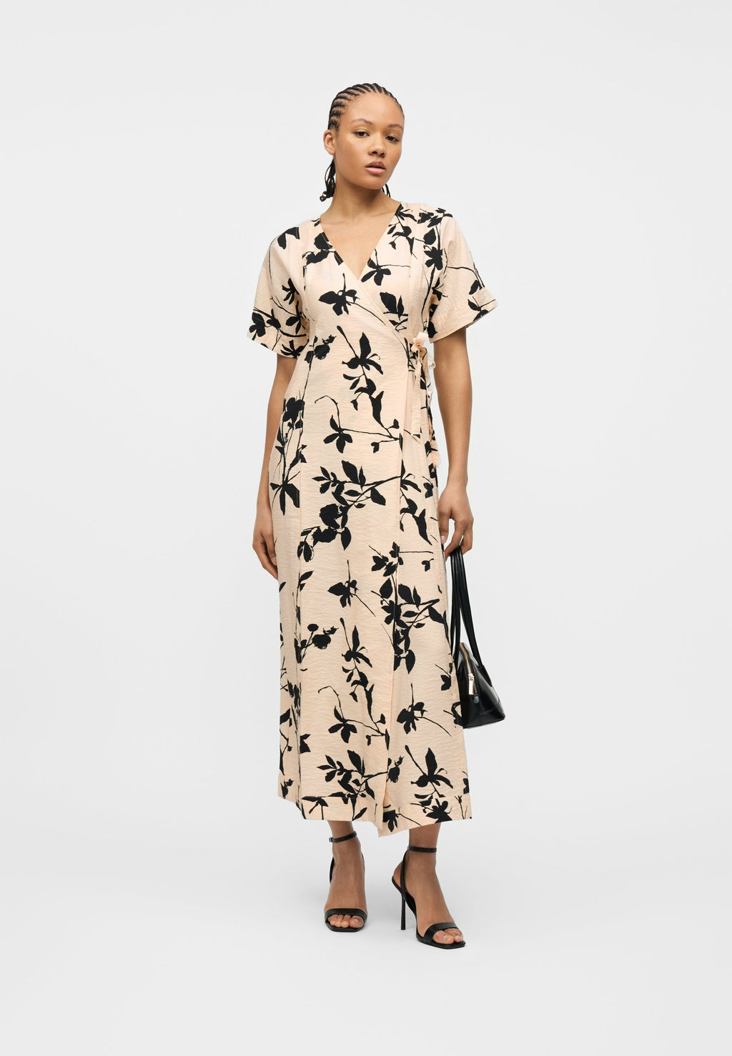 Object Maxi Short Sleeve Wrap