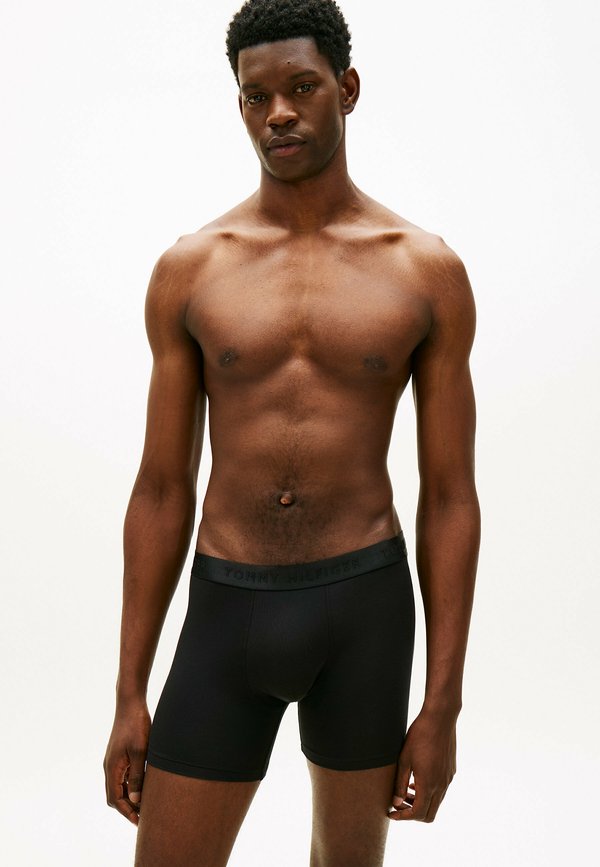 Tommy Hilfiger TOMMY HILFIGER 3-PACK EVERYDAY LUXE BOXER BRIEFS - Boxer briefs - black