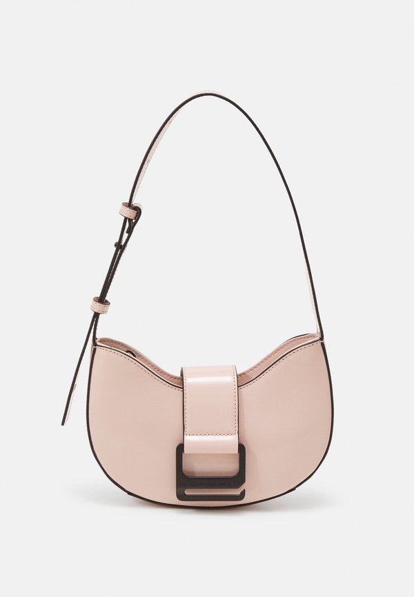 Calvin Klein Jeans OFF DUTY ROUND SHOULDERBAG - Handbag - pale conch
