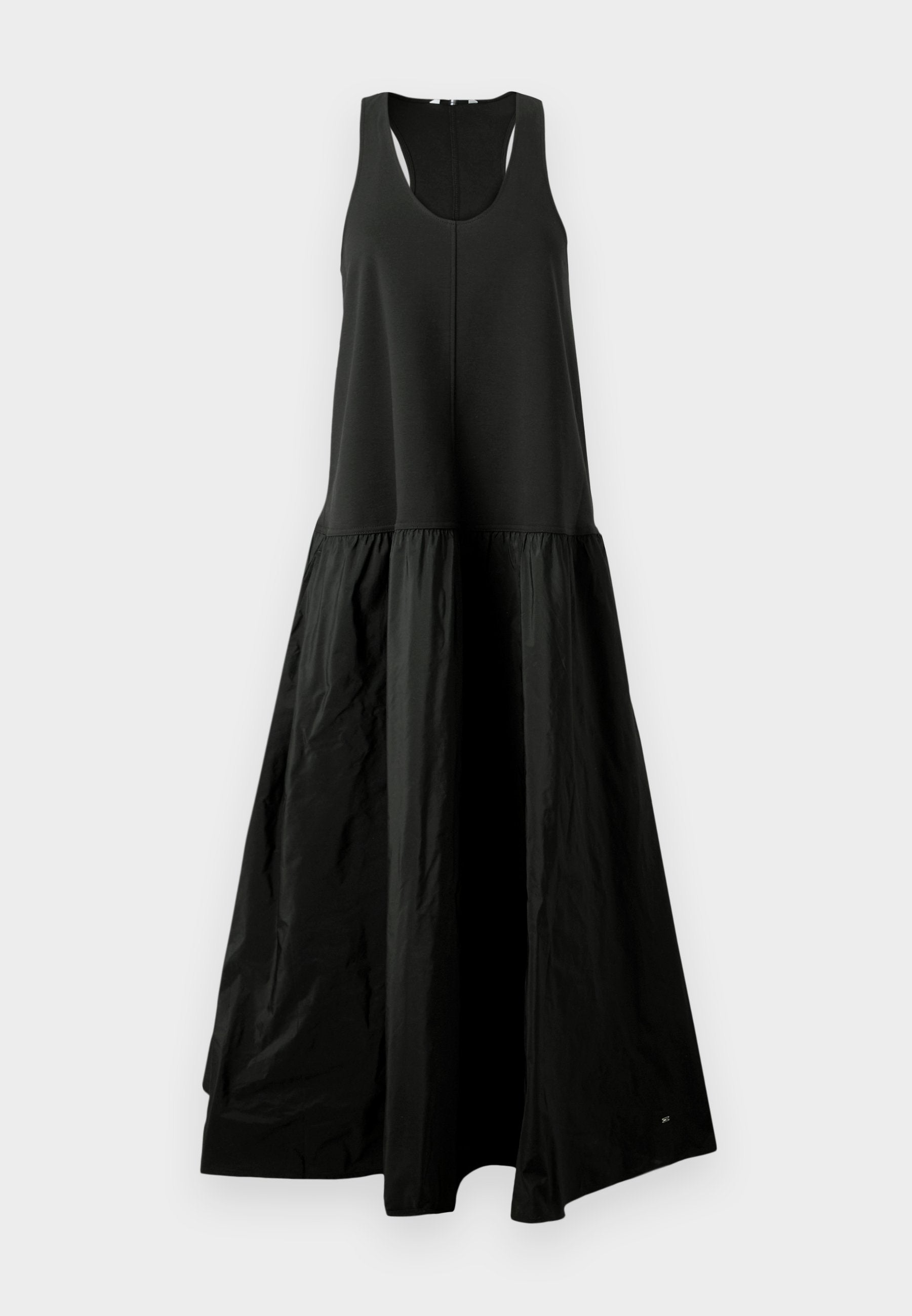 FLARED HALTER DRESS Media 1